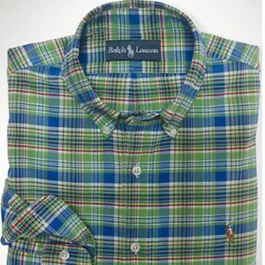Polo Ralph Lauren Classic Fit Oxford Plaid Button Down